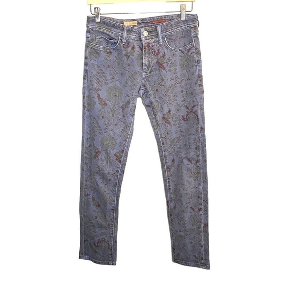Pilcro and the Letterpress Floral Pilco Boyfriend Fit Jeans 90's Retro Size 25‎ - Picture 1 of 12
